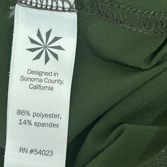 ATHLETA Chelsea Cargo Pants size 6. Dark‎ green - Picture 4 of 5